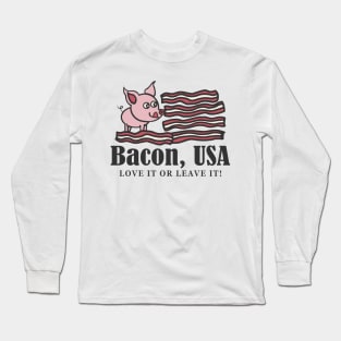 Bacon USA Long Sleeve T-Shirt